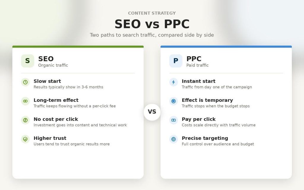 SEO vs PPC